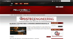 Desktop Screenshot of mclarenboost.com